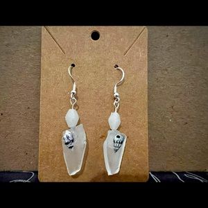 Sea glass beach earrings